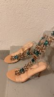 Sommer-Sandalen mit Strass, Gr. 38, neuwertig! ✨