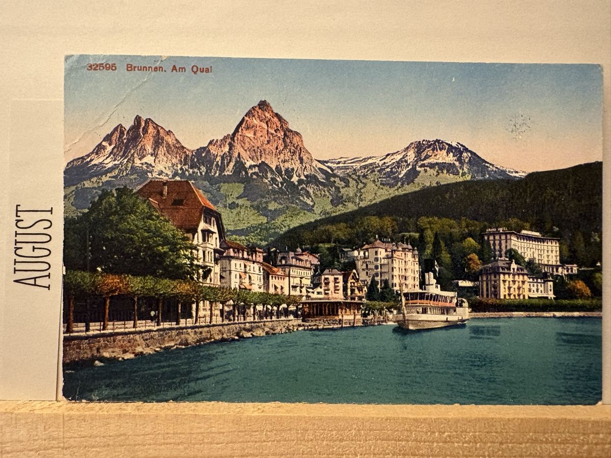 Ansichtskarten: AK von Brunnen – Gebraucht aus Rümlang von Kartenpost1