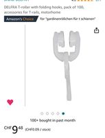 Klapphaken fur t schienen 50