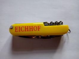 Gelbes Sackmesser Eichhof - 12 Funktionen Mini Makel - Top