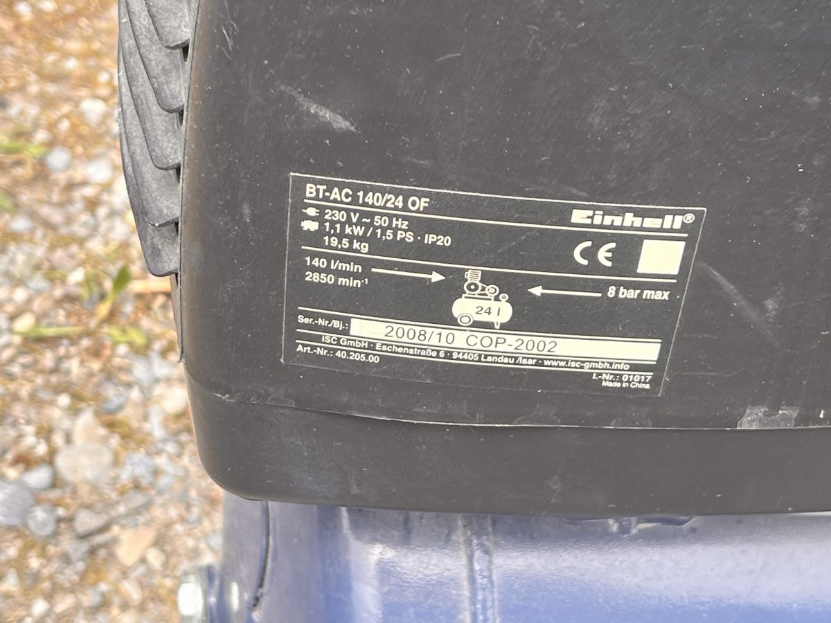 Einhell Compressori: Einhell Kompressor BT-AC 140/24 OF (85) – Usato da Glattfelden venduto da maa_qcj8 3
