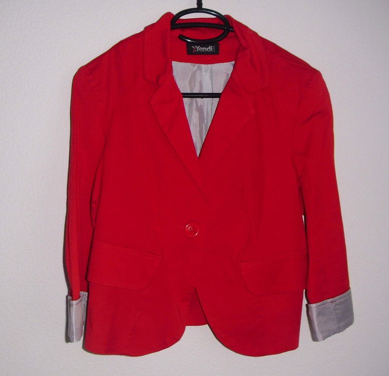 Giacche: Eleganter Blazer, Gr. 40, Rot * Yendi * – Usato da Root venduto da Amone01