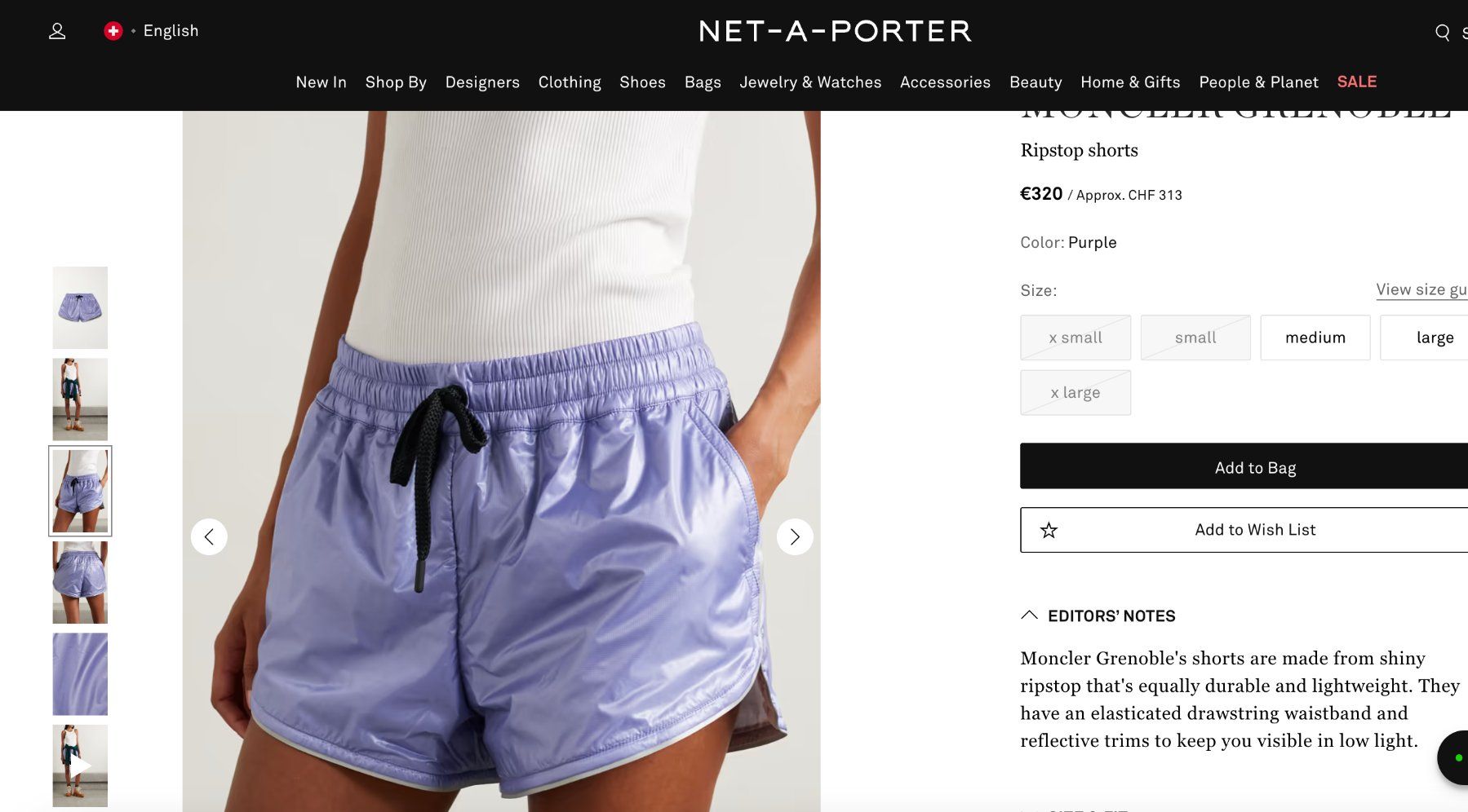 Moncler Pantaloni: New Moncler shorts - L – Nuovo e nell'imballaggio originale da St-Sulpice VD venduto da juhdu 1