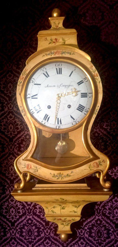 Orologi da terra & Orologi da parete: Pendule Neuchâteloise fin 18ème Meuron & compagnie – Usato da Ponts-de-Martel venduto da Henri-Louis