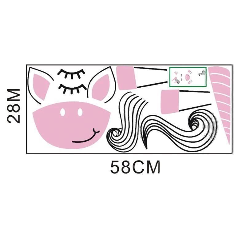 Sticker: Sticker Licorne autocollant mural – Nuovo e nell'imballaggio originale da Gurmels venduto da Swisspod 1