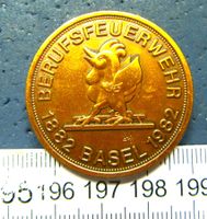 100JAHRE BASLER BERUFSFEUERWEHR 1882-1982 PLAKETTE ABZEICHEN