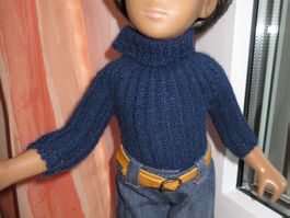 Puppenkleider Sasha Pullover, Original für Gregor Puppe