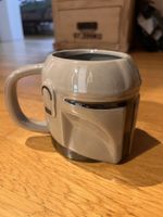 Star Wars Tasse Mandalorian Helm grau neuwerig