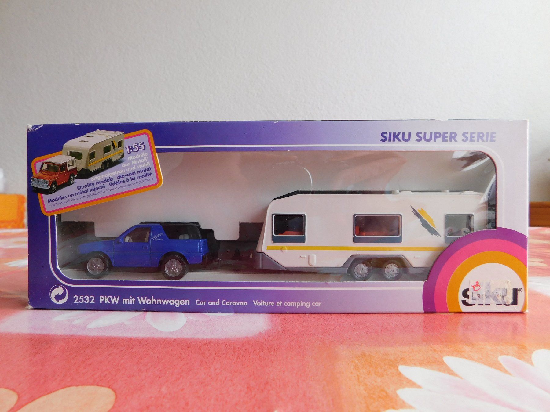 Siku Modellautos: Siku PKW mit Wohnwagen 2532 – Neu (gemäss Beschreibung) aus Strengelbach von Wedi73