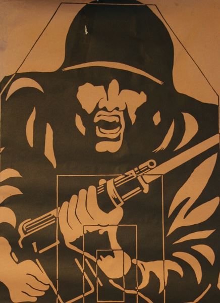 Classici del design: Zielscheibe GB, Shooting Target Poster – Usato da Birrwil venduto da brandschatz_birrwil 1