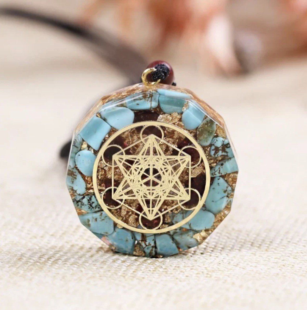Ciondoli: **Orgonit Anhänger Kette Metatron-Handmade** – Usato da Luzern venduto da rivendo.shop