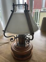 Cosy Table Lamp - Rustic Wood & Metal - Perfect Decor