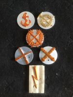 1LOT a 6STK.ABZEICHEN CH.ARMEE