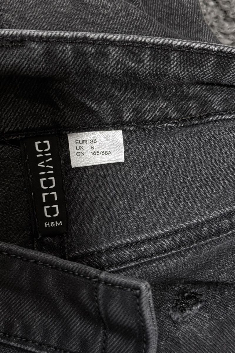 H&M Jeans: JEAN NOIR TAILLE HAUTE H&M DIVIDED 36 – Neu (gemäss Beschreibung) aus Lausanne von KeNaChic 4