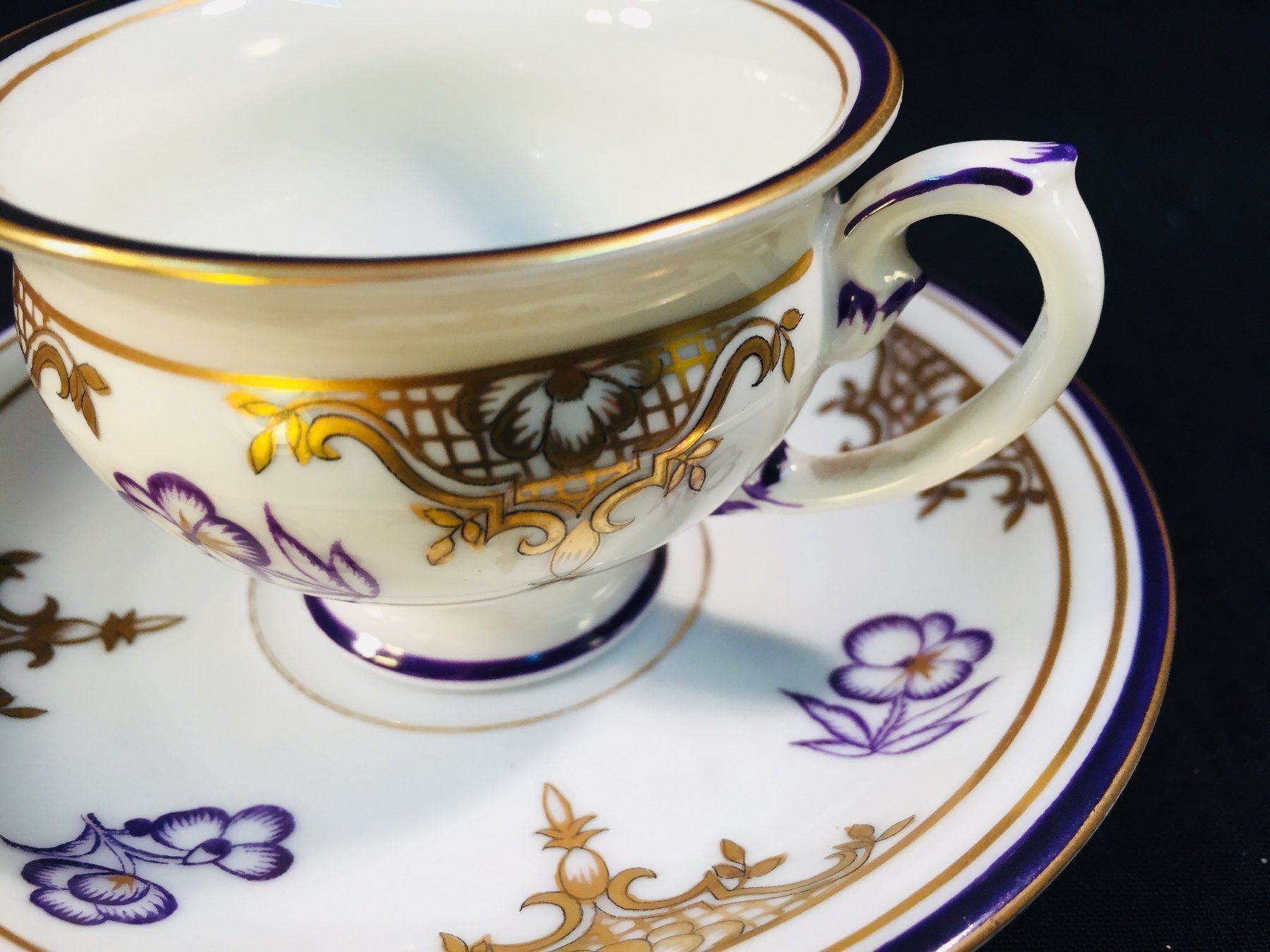 Tazze: Vintage P.S. AG Handmalerai Kaffeetasse – Usato da Schaffhausen venduto da sparzone 8