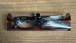 Lesebrille SP-1953 SPEQ GmbH +2.50dpt, Neu, Braun gemustert.