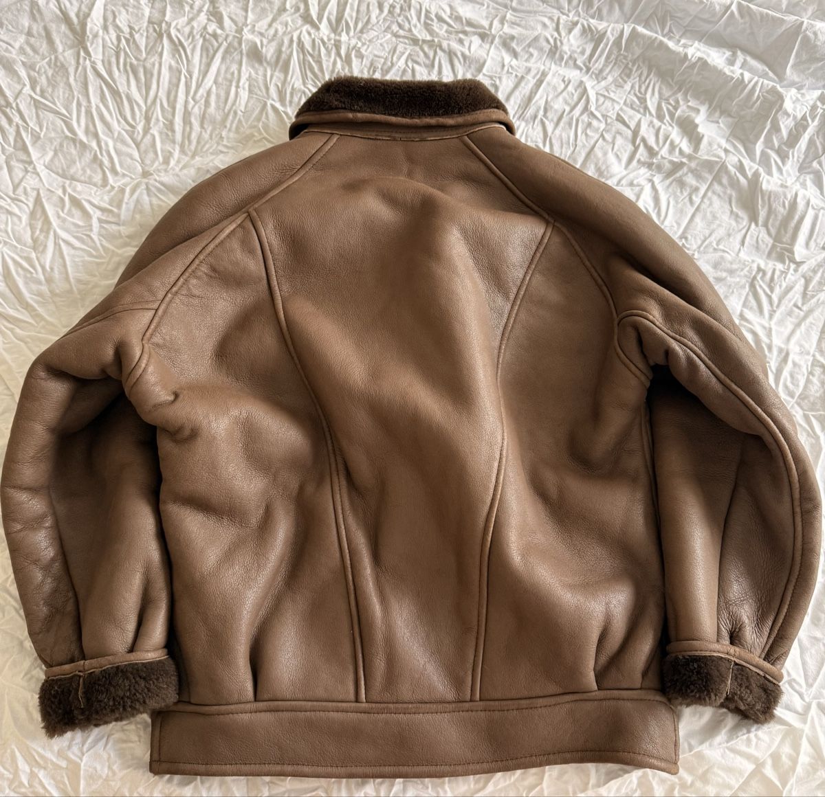 Vestes: Veste Shearling en cuir véritable  – D'occasion à Genève par dia_fyt8 3