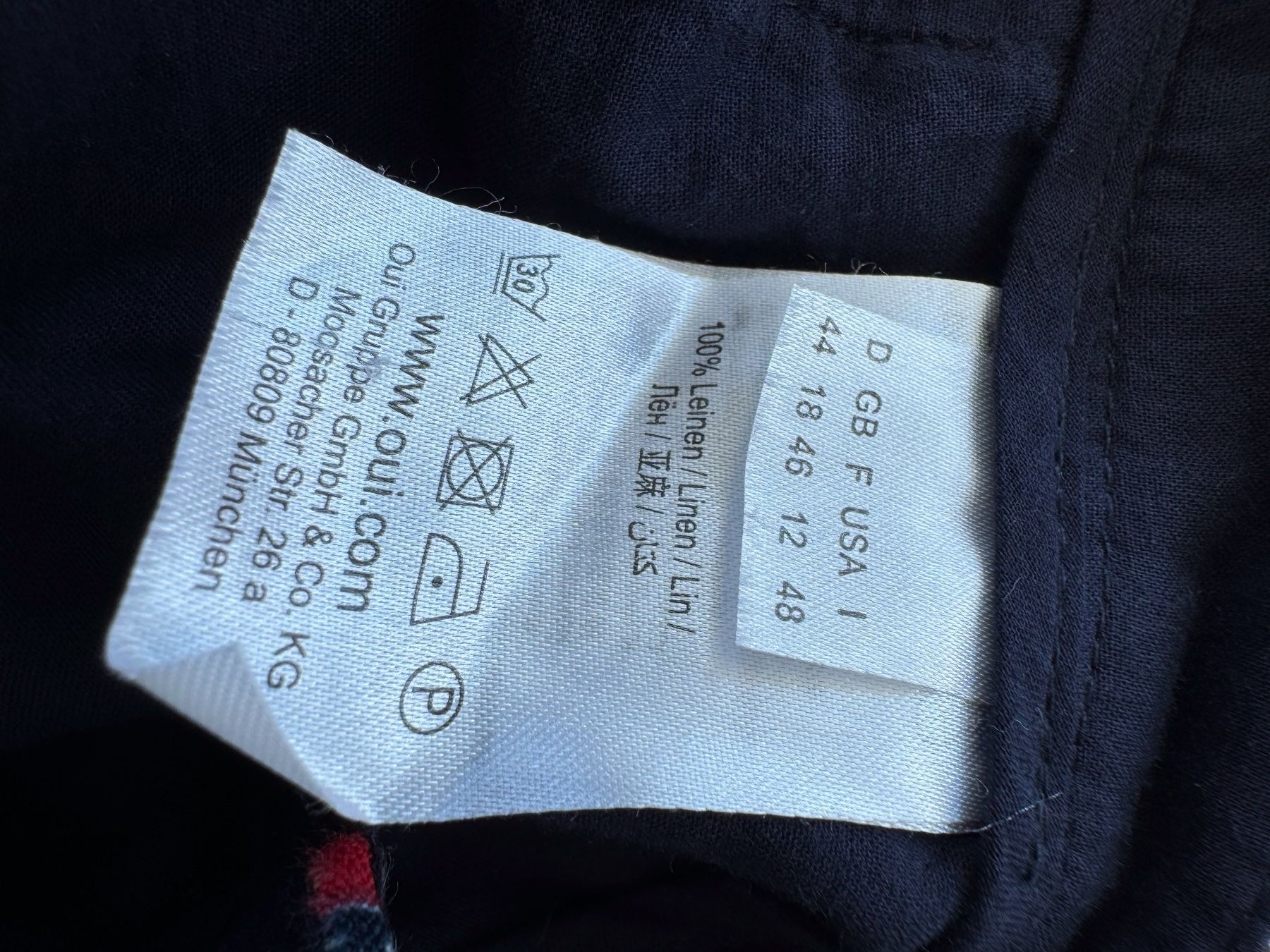 Pantaloni: Oui Leinen Hose Gr. 44 – Usato da Kirchdorf AG venduto da coco123 6