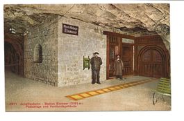 Jungfraubahn (BE) Station Eismeer - Post-Ablage - um 1910