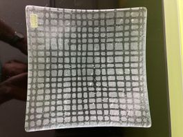 Deko Glasschale quadratisch