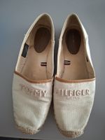 Tommy Hilfiger Espadrilles Grösse 39 creme, Leder, gebraucht