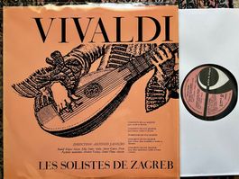 Vivaldi Les Solistes De Zagreb Janigro - Swiss LP 🛀