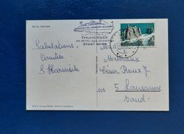 AK Berner Oberland mit Abstempelung Schiff Stadt Bern, 1972