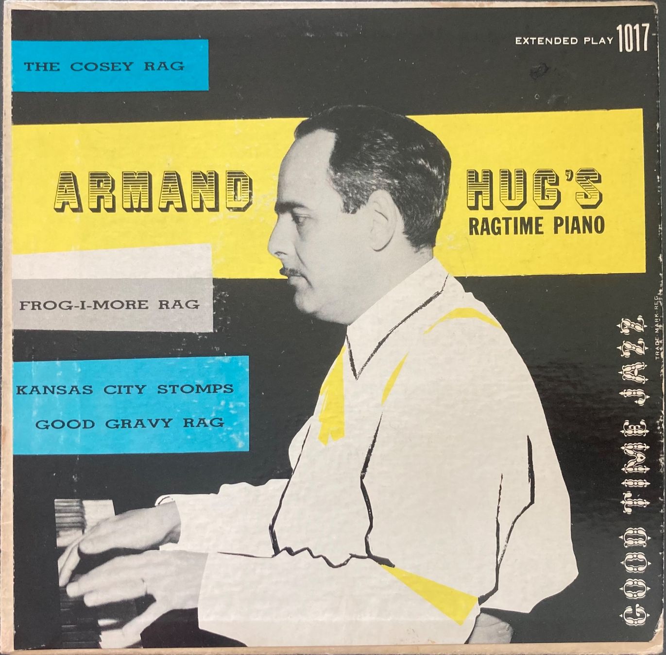Schallplatten: ARMAND HUG - ARMAN HUG'S RAGTIME PIANO – Gebraucht aus Poliez-Pittet von Newtown-Records 1