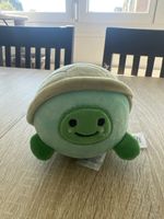 Plüschtier Schildkröte grün klein guter Zustand