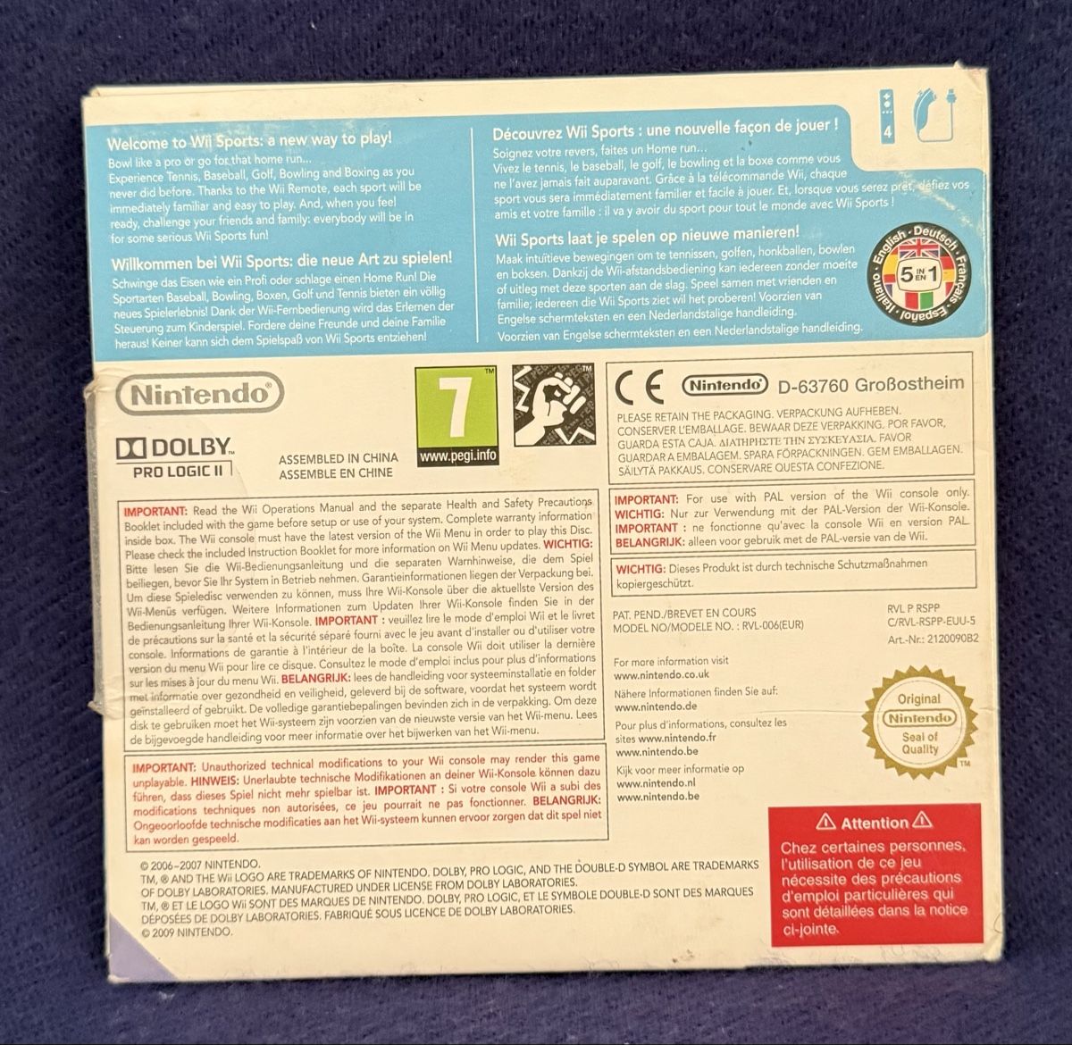 Nintendo Giochi: Wii Sports  – Usato da Opfikon venduto da Luis144 2