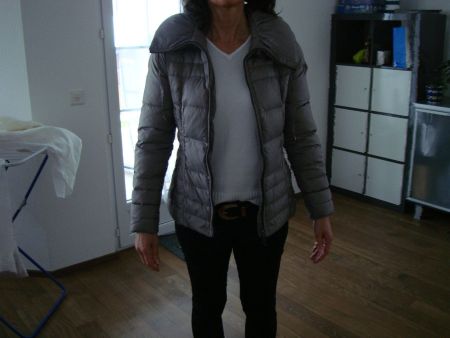 Steppjacke mit Federn Gr. 36