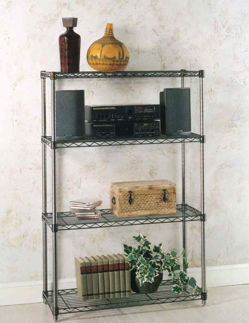 Scaffali: Stahldraht-Chrom-Gitterregal 99x91x36cm – Nuovo e nell'imballaggio originale da Entlebuch venduto da Hebu 1