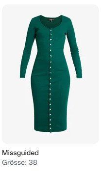 Robes: Kleid Missguided dunkelgrün Gr. 38/40 – D'occasion à Au SG par SElena89 3