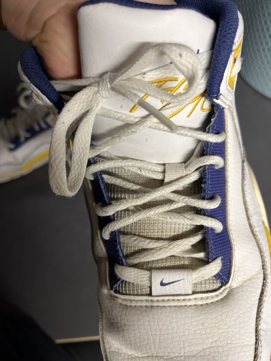 Jordan Scarpe da uomo: Nike Air Flight Mid Weiss/Gelb Grösse 45 – Usato da Aarau venduto da SCH_EV 9
