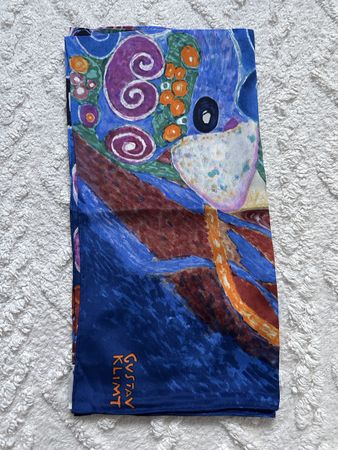 Gustav Klimt Seidenschal "Die Jungfrau"
