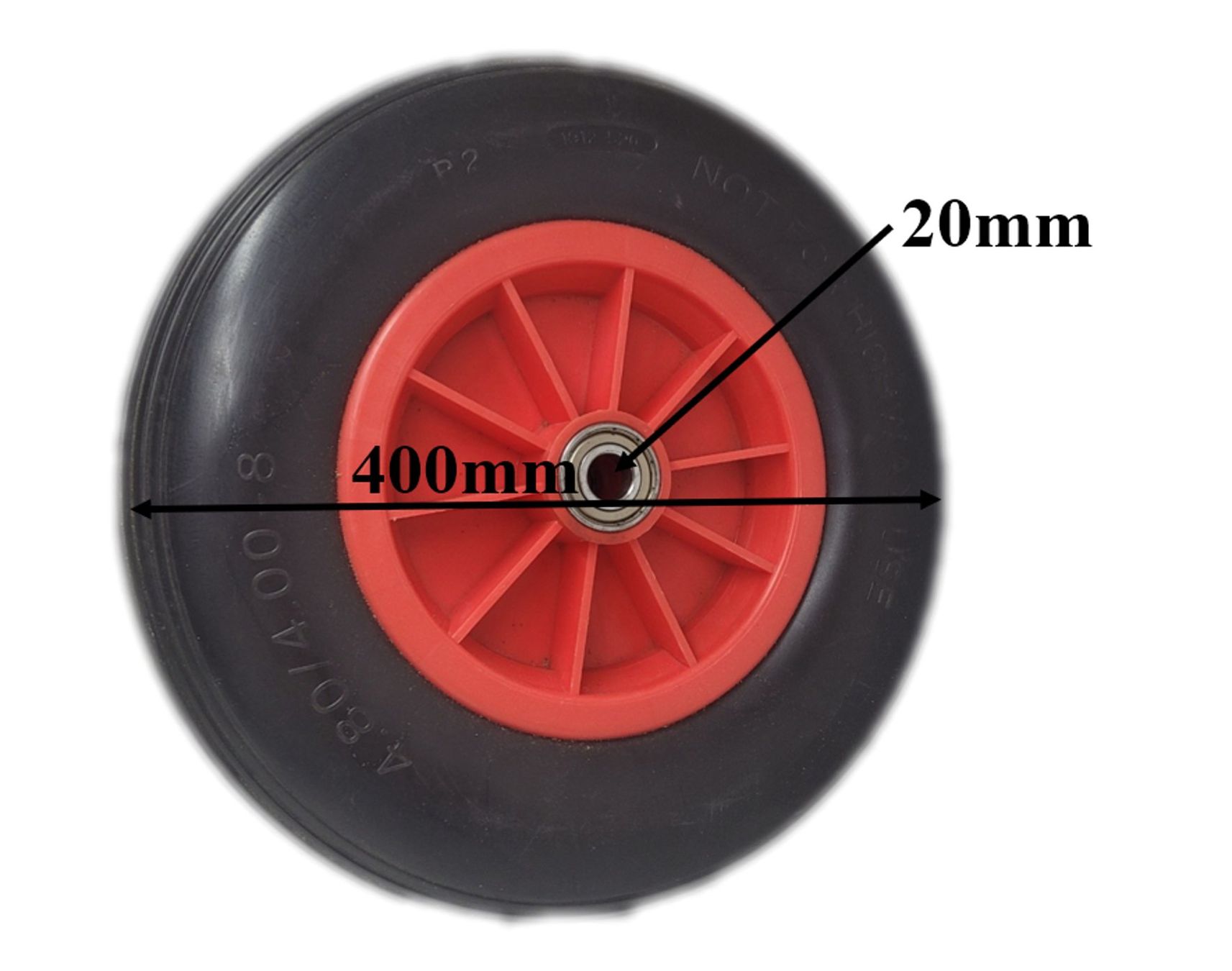 Pneumatici & Ruote complete: Vollgummi Schubkarrenrad, 40cm – Nuovo (secondo la descrizione) da Unterseen venduto da Sekundus