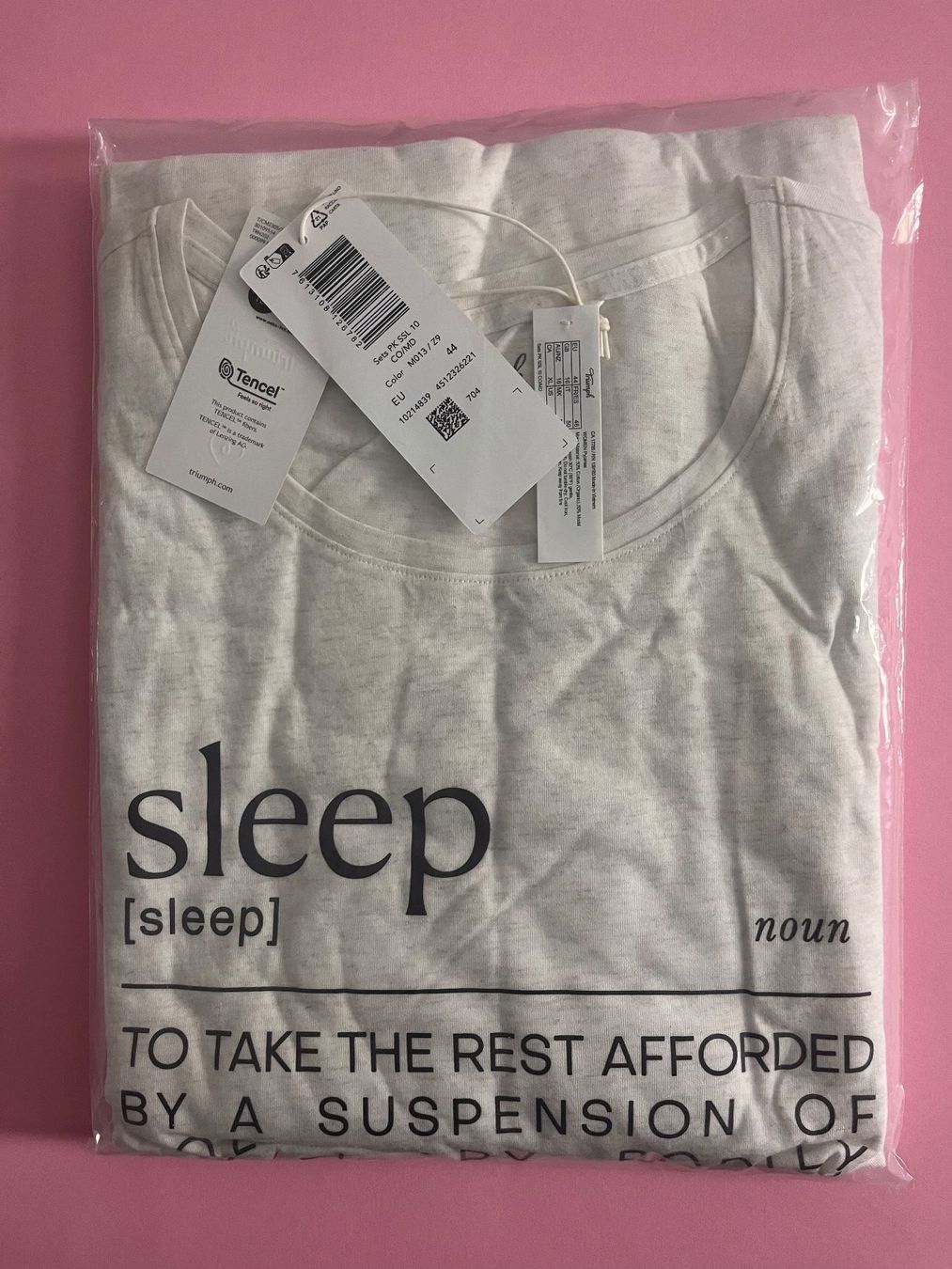 Triumph Negligees & Pigiami: TRIUMPH, Pyjama-Set Baumwolle/Modal, Grösse 44, Offwhite – Nuovo e nell'imballaggio originale da Rudolfstetten venduto da gst_g7xl 5