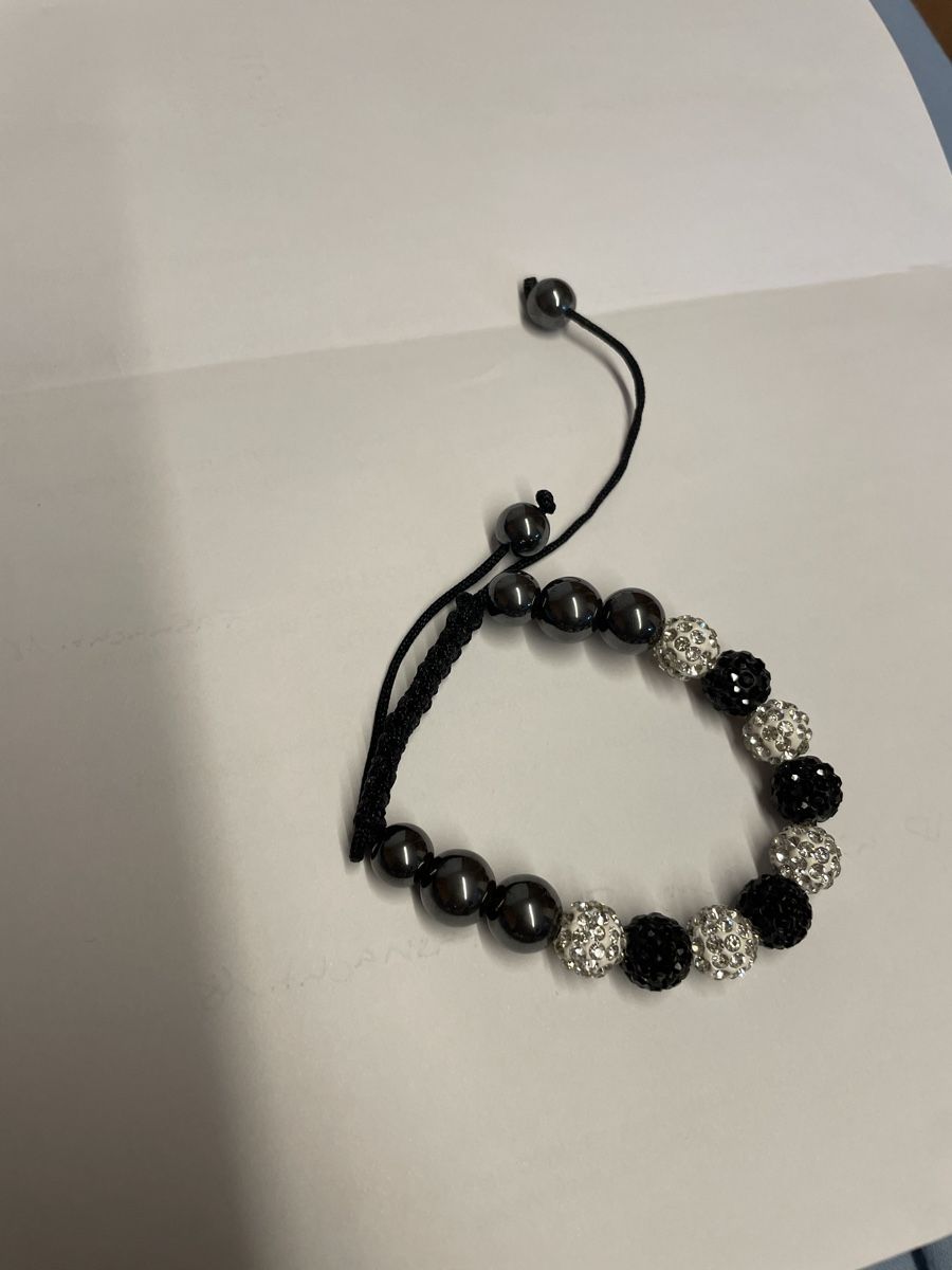 Bracciali & Braccialetti: Armband mit runden Glitzersteinen – Nuovo (secondo la descrizione) da Lenggenwil venduto da mai_2m5q