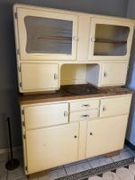 Antique 1920s-30s Art Deco Buffettschrank hellgelb bakelite