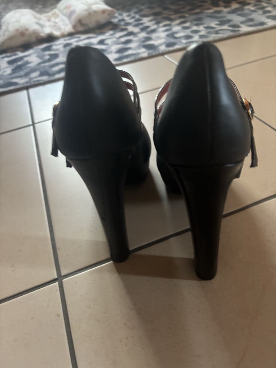 Scarpe da donna: High Heels red/black/leopard – Usato da Saxon venduto da Mel_b224 1