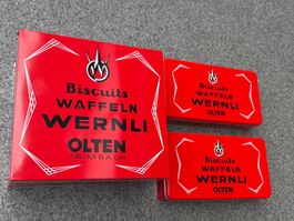 Vintage Wernli Blechdosen 3 Stk