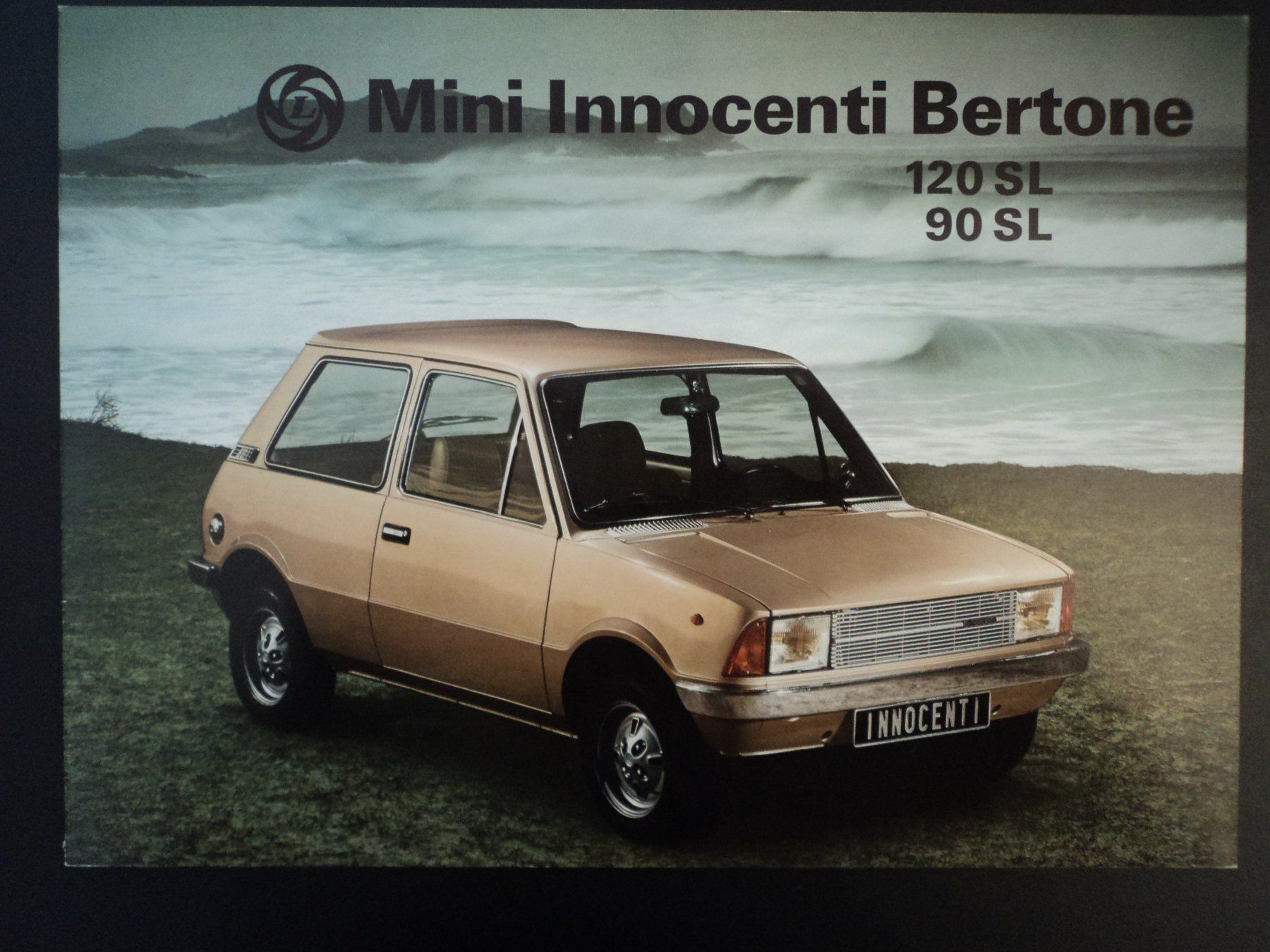Mini Documenti: Prospekt Mini Innocenti Bertone 120SL 90SL 1978 – Usato da Schwarzenburg venduto da modelCARama