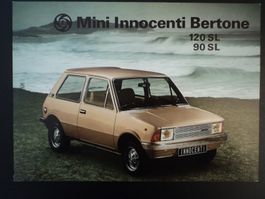 Prospekt Mini Innocenti Bertone 120SL 90SL 1978