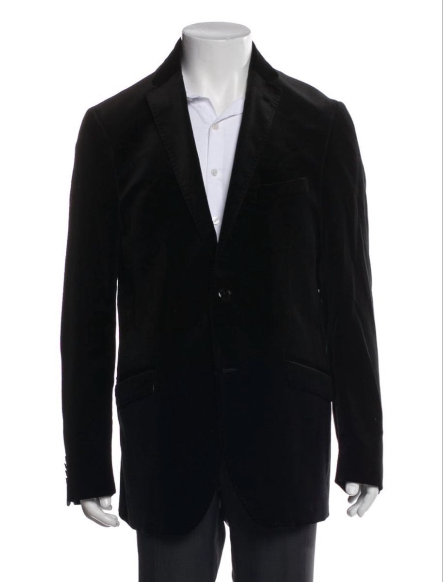 Etro Giacche: Etro Velvet Blazer Black Men's Size 54 – Nuovo e nell'imballaggio originale da Zürich venduto da nat_7wll