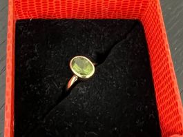 Bague/ Ring en or sertie de tourmaline NEW 🎁