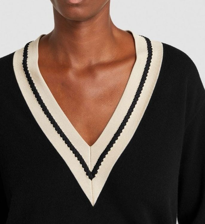 Herren Pullover Mit V-Ausschnitt - Winterlicher Strick Langarm