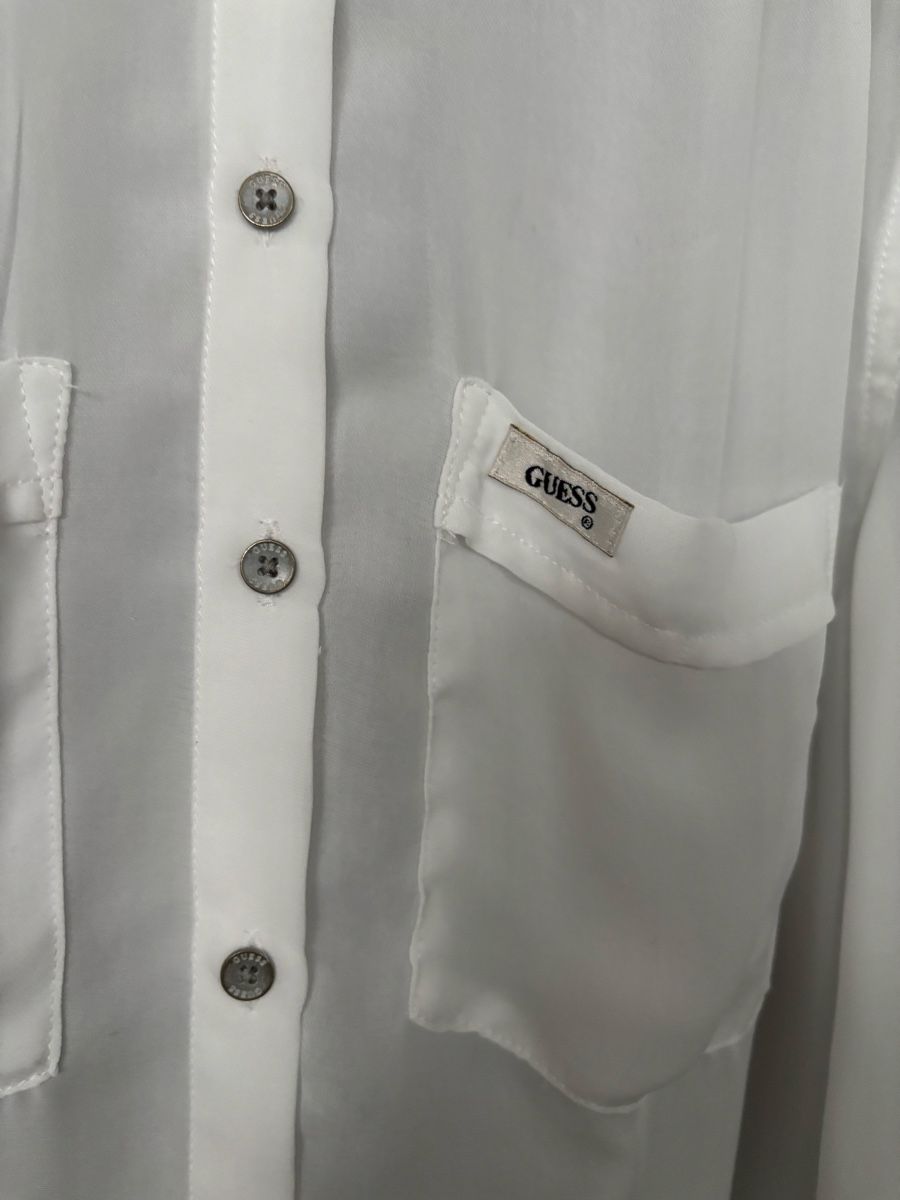 Guess Camicette: White blouse Guess satin feel – Nuovo (secondo la descrizione) da Dübendorf venduto da eli_dt6x 1