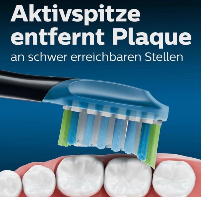 Philips Sonicare C3 Ersatzzahnbürsten Inhalt 8 Stk. 2-farbig (Neu und ...