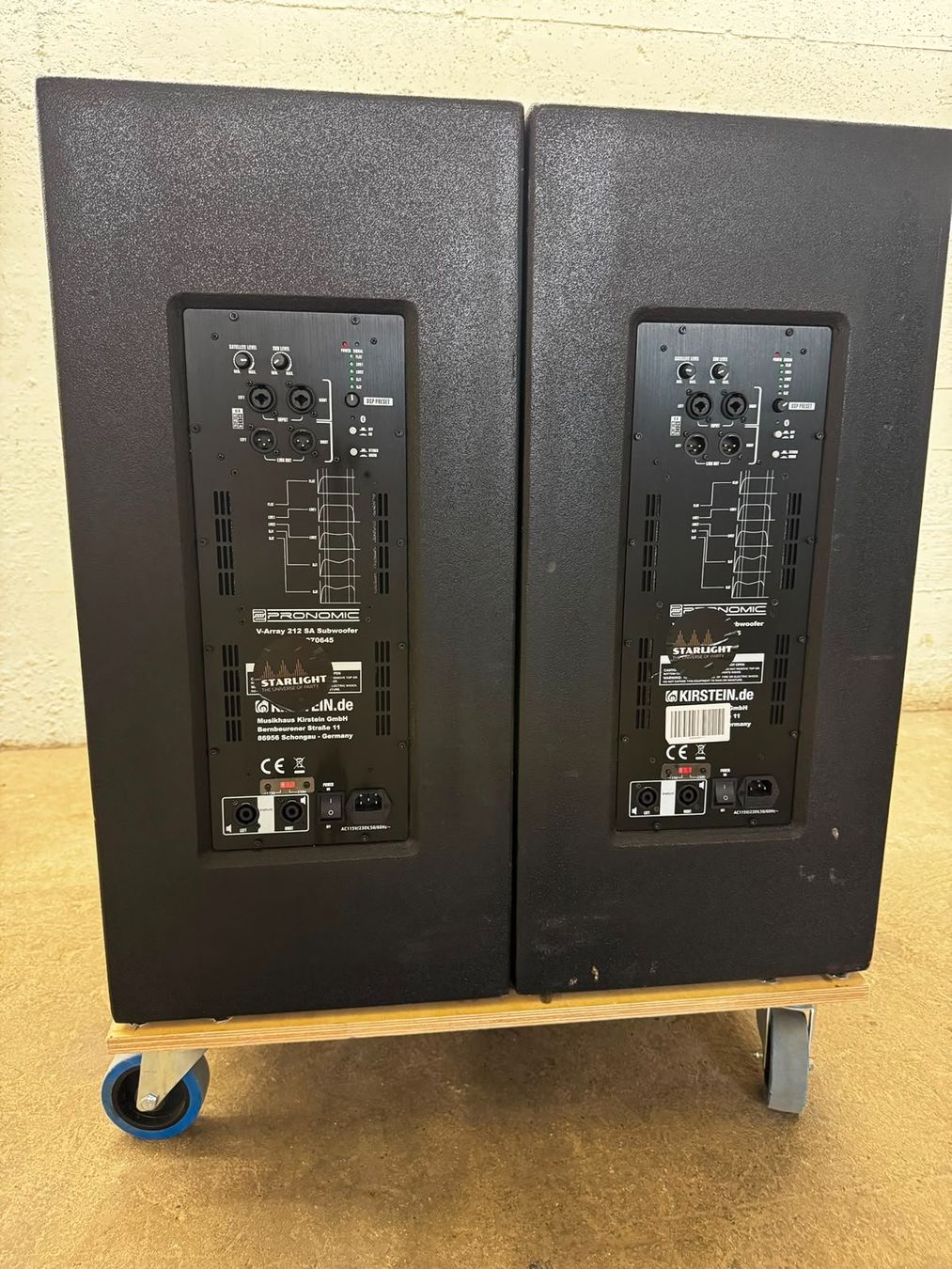 Casse acustiche: Komplettes Pronomic V-Array Line Array – 16 Tops / 2 Subs / – Usato da Wängi venduto da Starlight-Show 6