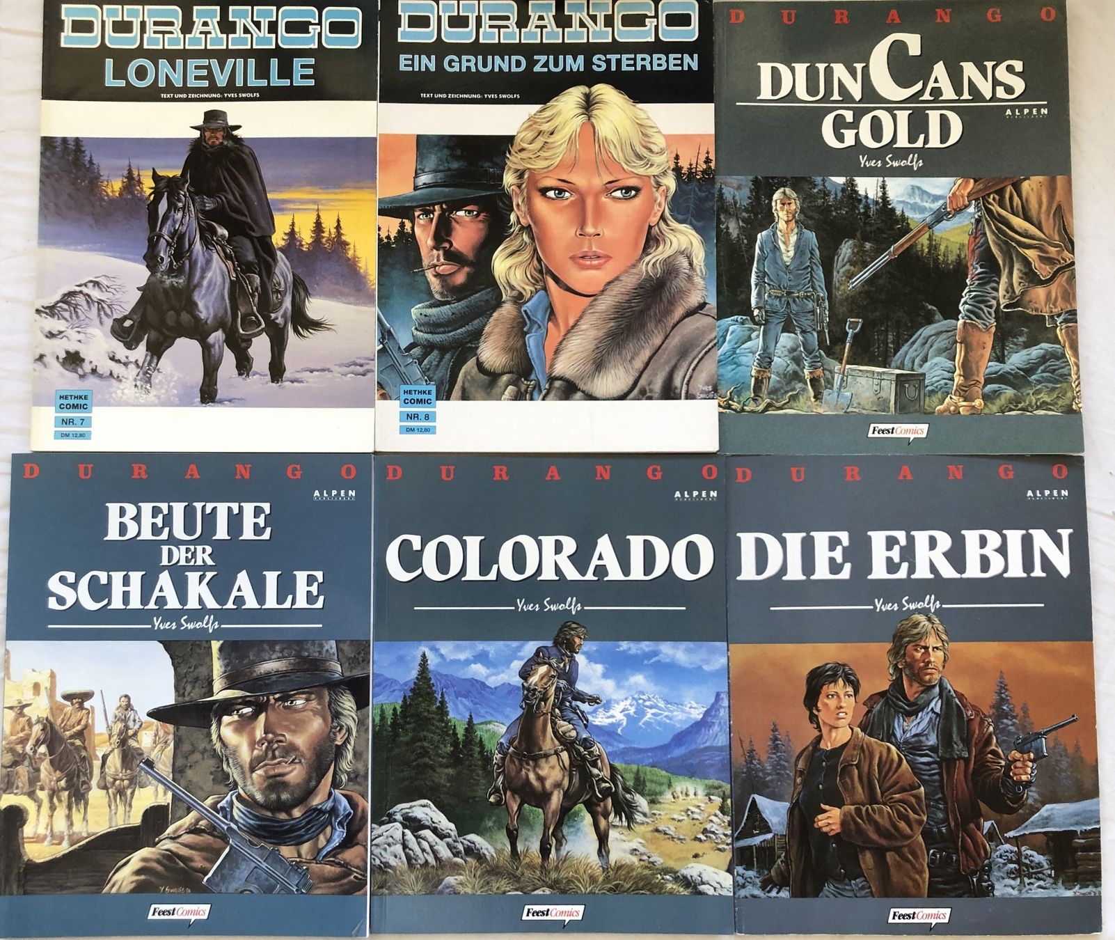Fumetti: Set - Durango Comics - Bände 1-12 - Softcover - Yves Swolfs – Usato da Schaffhausen venduto da durruti 5